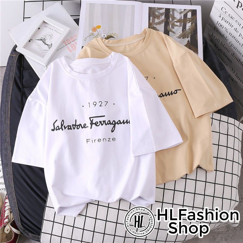 Áo thun tay lỡ form rộng 1927 Firenze, áo phông HLFashion