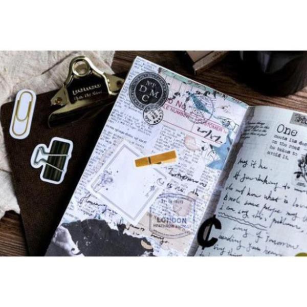Bộ 45 Sticker Kẹp Ghim Trang Trí Sách E56