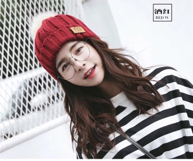 MŨ LEN NÓN LEN CỤC BÔNG CHẤT DÀY ĐẸP