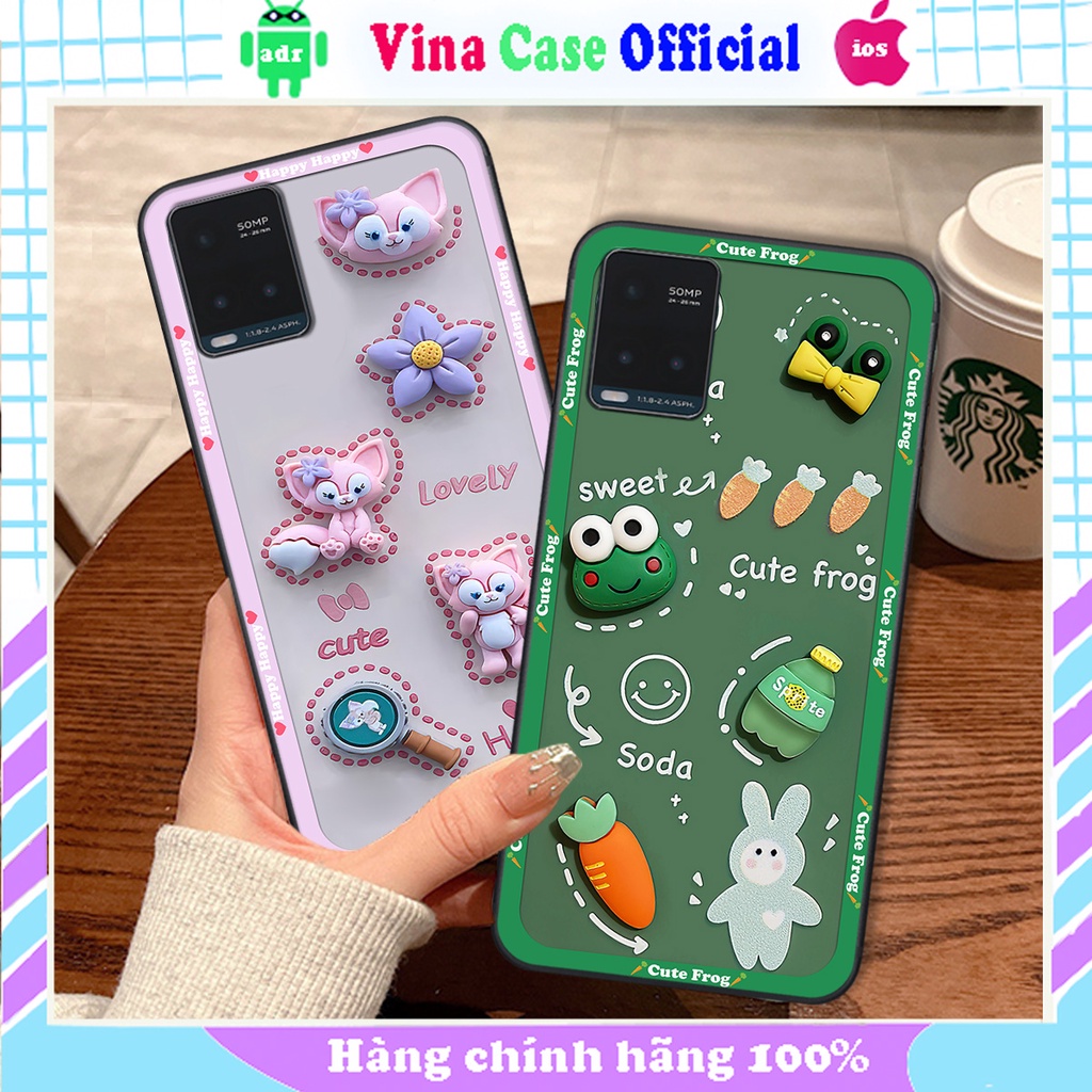 Ốp Vivo Y21 / Y21s / Y33s / Y22S in hình hoạt hình cute, dễ thương , đáng yêu