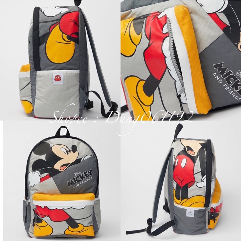 BALO MICKEY ZARA PHỐI MÀU CHO BÉ ĐI MẪU GIÁO