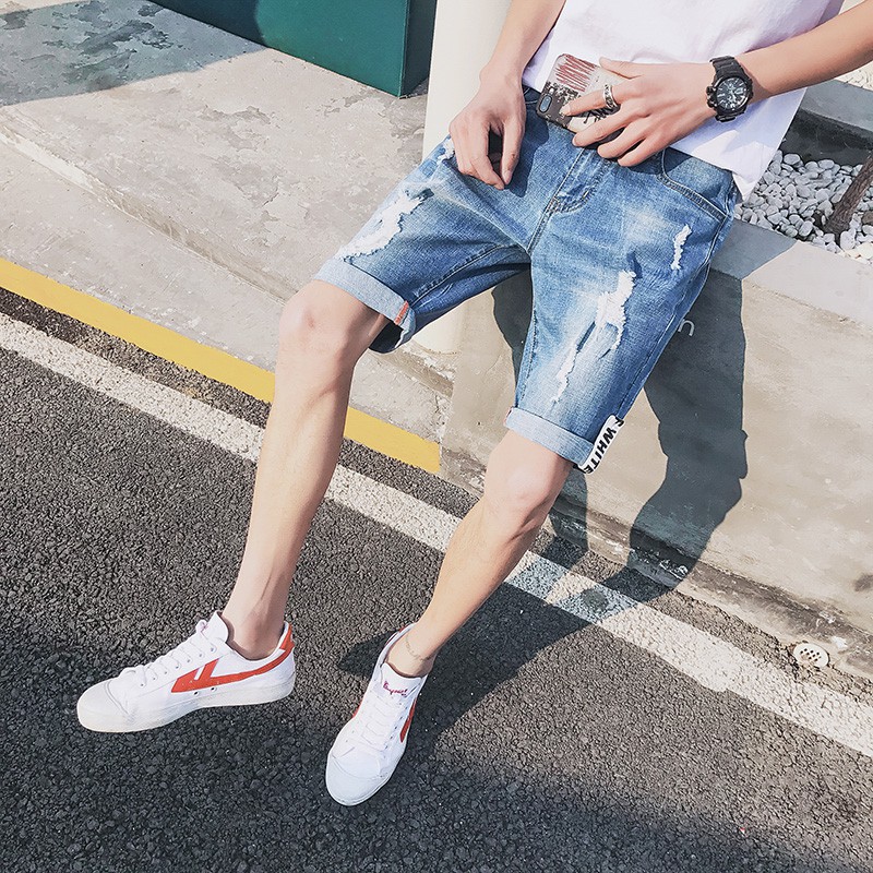 Quần Short Denim Nam 5.13- Blue