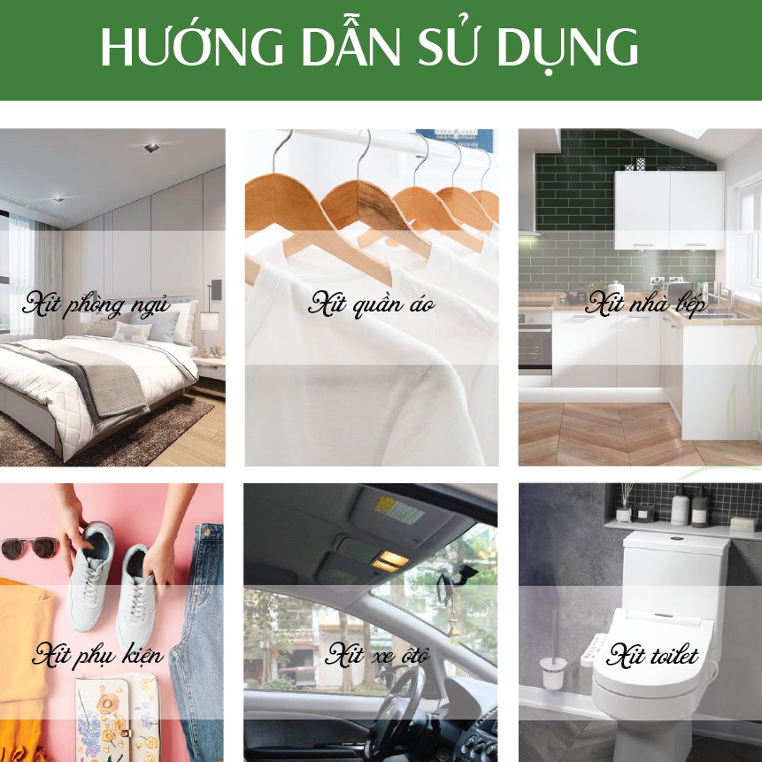 Bình xịt phòng 280ml tinh dầu Bạc Hà/ Cam ngọt/ Lavender/ Bưởi/ hoa lài/ Oải hương/ Sả chanh/ Quế - khử mùi và đuổi muỗi