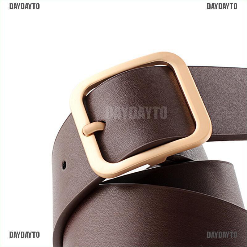 Thắt lưng da có khóa kim loại phong cách Boho cổ điển cho nữ