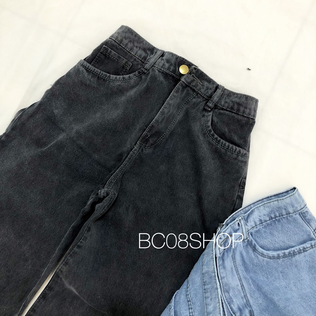 Quần Jean Nữ Ống Suông Rộng Lưng Cao, Quần Jean Bò dáng suông BC124 | BigBuy360 - bigbuy360.vn