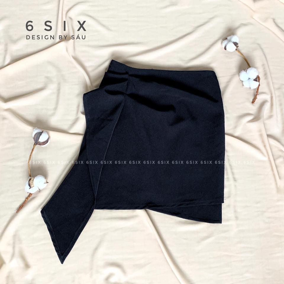 Chân váy công sở bèo lệch dáng A thời trang công sở 6SIX closet | BigBuy360 - bigbuy360.vn