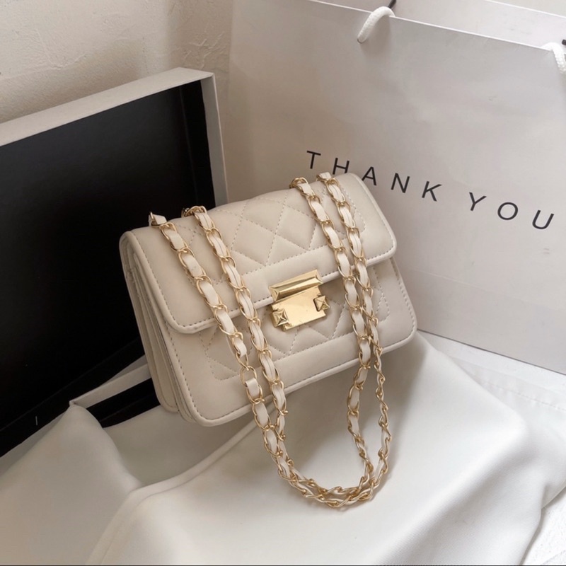 Túi đeo chéo đeo vai đi choi đẹp Bản 2 ngăn cao cấp