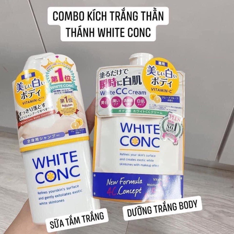 Sữa tắm trắng da White Conc Body Vitamin C 360ml