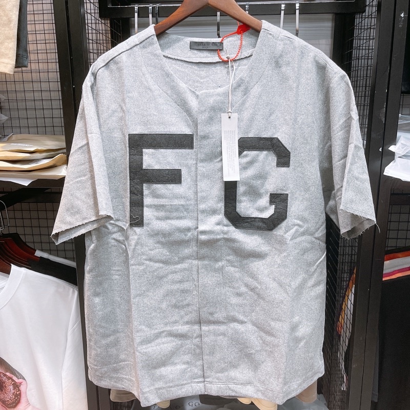 ⚡️[Hight Quality] - Áo Khoác FEAR OF GOD Seventh Collection ''FG'' Baseball Jersey, áo bóng chày FOG