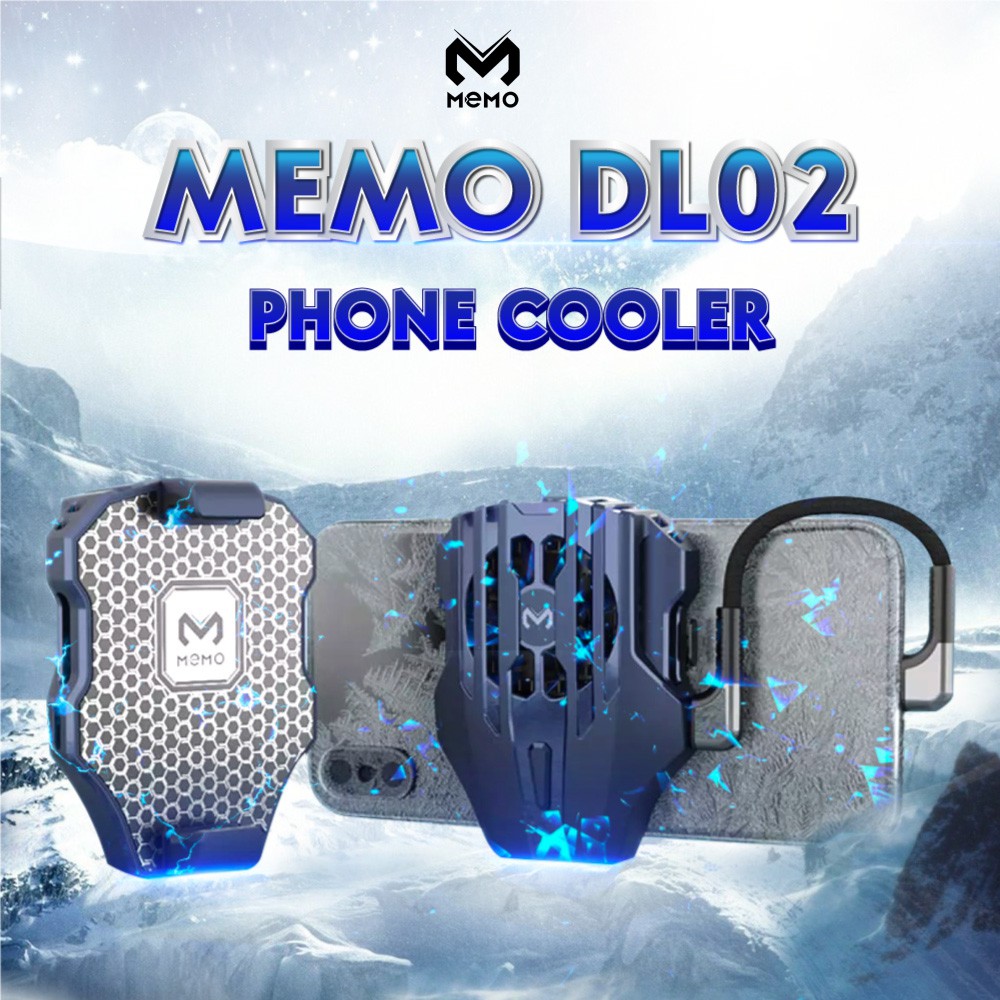 Tản nhiệt điện thoại MEMO DL-02 bản nâng cấp kèm sạc TYPE C + Lightning cho điện thoại