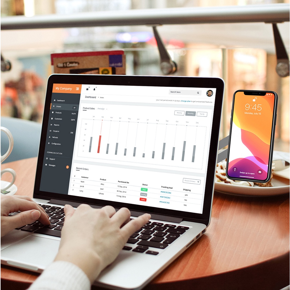 Giá Đỡ Laptop Bằng Hợp Kim Nhôm Từ Tính Cho iPhone Xiaomi Hỗ Trợ Macbook Air Notebook