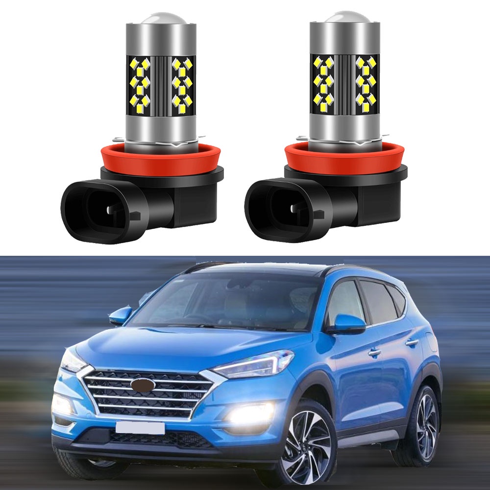 Set 2 Đèn Led Sương Mù Chuyên Dụng Cho Hyundai Tucson 2016 2017 2018 2019 2020 2021