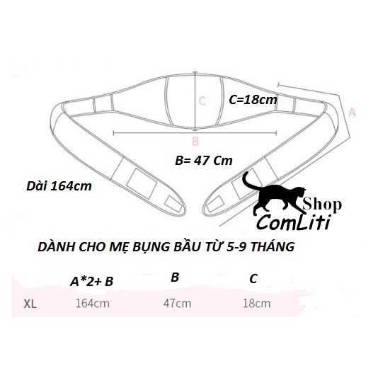 Đai Đỡ Bụng Bầu Đai Nâng Bụng Bầu Cho Các Mẹ