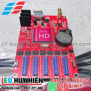 Card HD W62-75 (USB, WIFI) dùng cho 5 tầng module led fullcolor