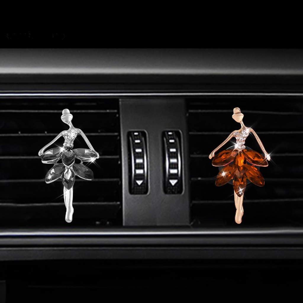 Kẹp khuếch tán nước hoa hình cô gái múa ba lê bằng kim loại gắn điều hòa xe hơi | BigBuy360 - bigbuy360.vn