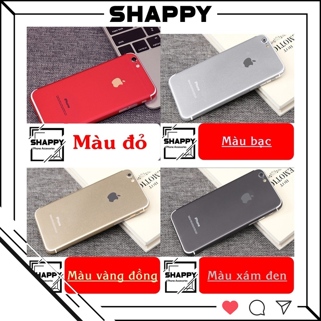 Skin Dán Nhung Đổi Màu Giả 7 Dành Cho IPhone 6/6Plus [Shappy Shop]