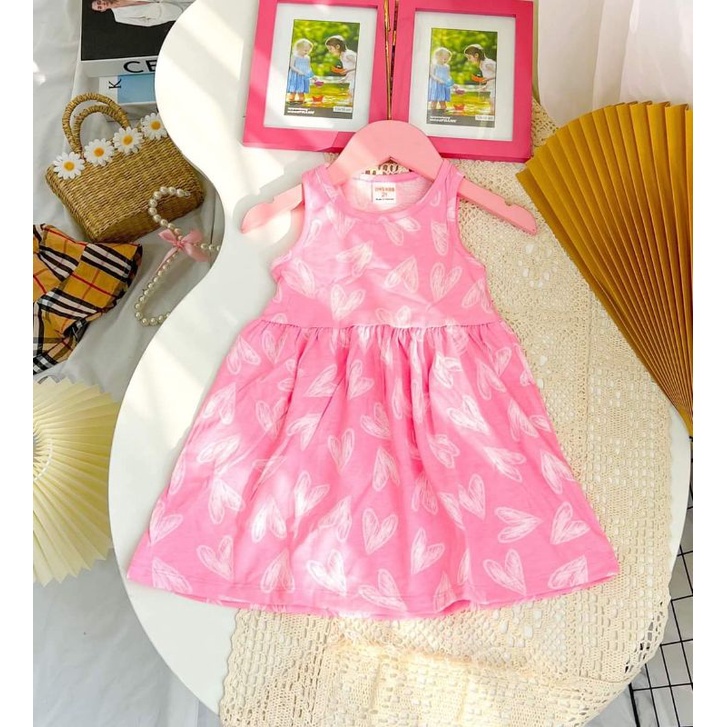 Váy cotton cho  bé 1-6 tuổi