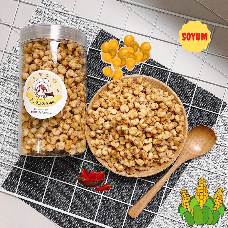 Ngô nếp sấy giòn 300g, bắp nếp Soyum vừa ngon vừa rẻ