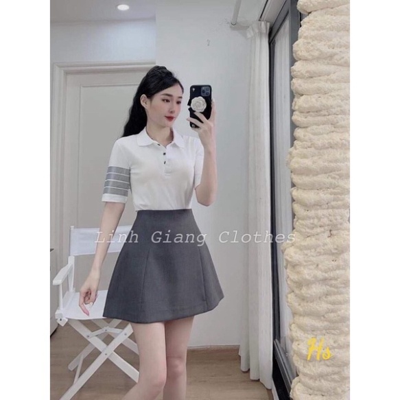 Áo polo cổ bẻ vạch tay HSU1 0521