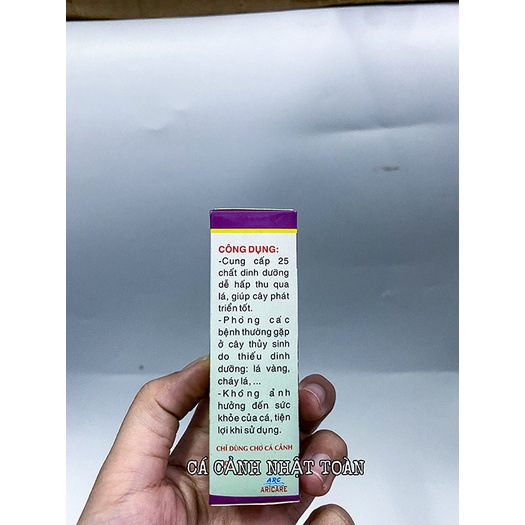 FERTILIZER PHÂN BÓN LÁ DÙNG CHO CÁY THỦY SINH ARICARE 30ML