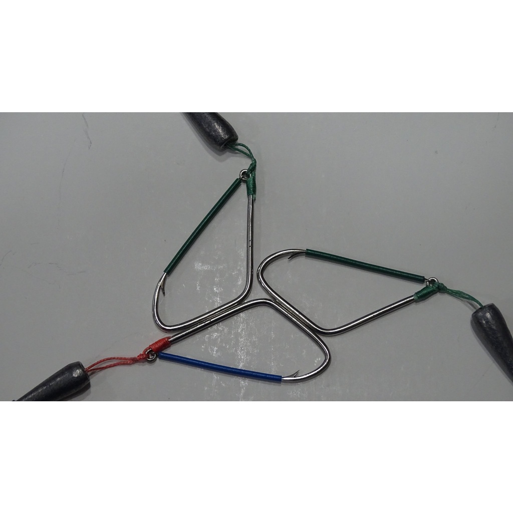 Lưỡi câu cá lóc làm sẵn bằng thép làm thủ công