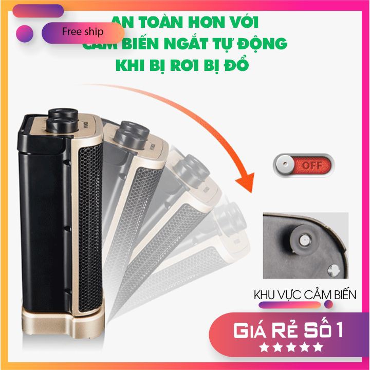 Máy Sưởi Mini ⚡️ 𝐅𝐑𝐄𝐄 𝐒𝐇𝐈𝐏 ⚡️ Máy Sưởi HuynDai mini Làm Ấm Nhanh - Tỏa Nhiệt Đều - Tiết Kiệm Điện