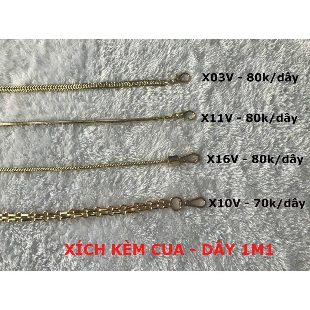 Các loại dây xích túi xách