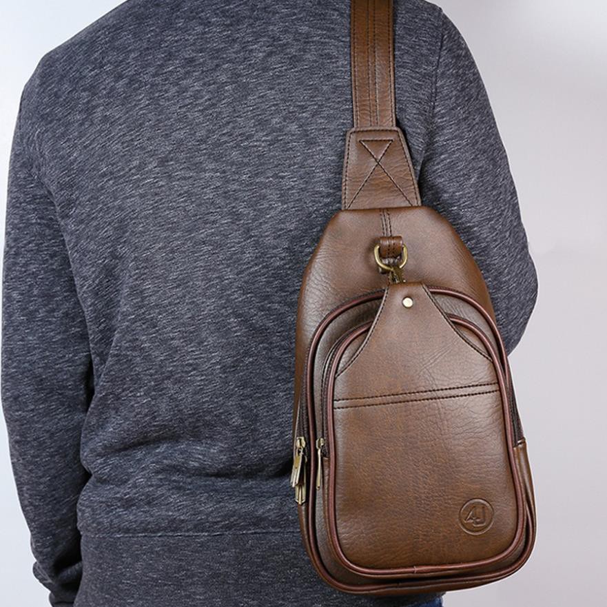 Túi Đeo Chéo Trước Ngực Cao Cấp Da Tổng Hợp Cá Tính [CHẤT LƯỢNG TUYỆT | BigBuy360 - bigbuy360.vn