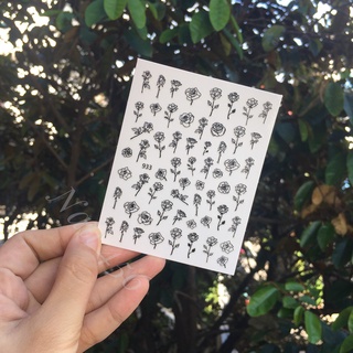 Sticker (Mã M+ loang) miếng dán móng tay, nail