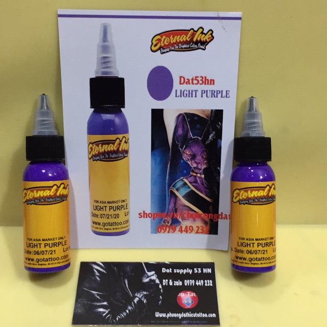 Mực xăm Eternal mầu Light Purple