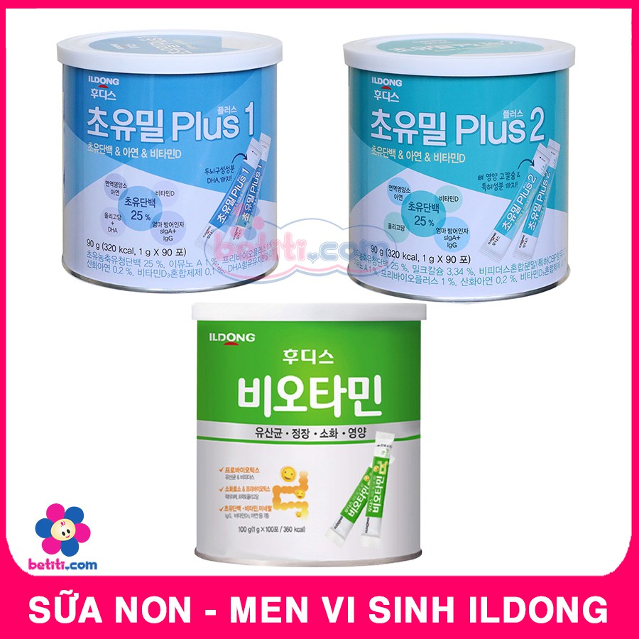 Sữa Non ILDONG Choyumeal Plus - Men vi sinh ILdong Hàn Quốc Cho Bé - Date 2022