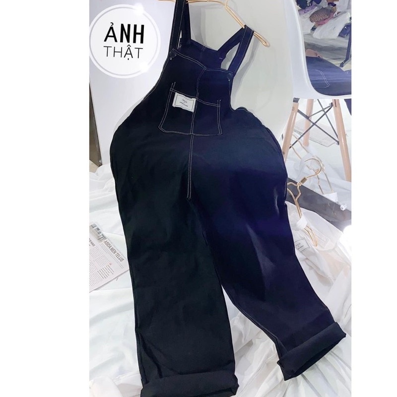 [Mã 44FASHIONSALE1 giảm 10K đơn 50K] Yếm Quần Kaki Túi Trơn Cá tính[FREESHIP]quần yếm nữ dễ thương ulzzang