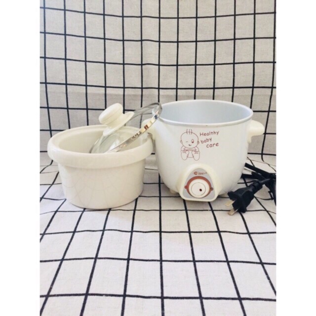 Nồi Chưng Yến, Tiềm, Nấu Cháo, Kho Cá Nắp Sứ Baby Care