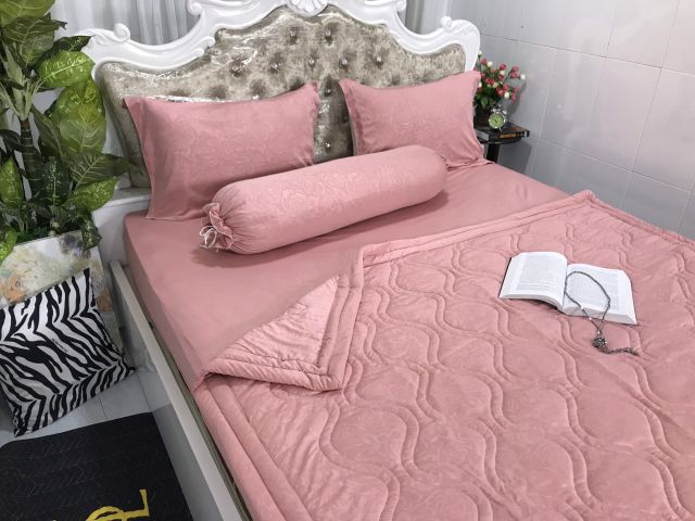 Bộ Drap Thun Gấm Hàn Quốc Thương Hiệu LATICO Cao Cấp  Có Sẵn 40 MÀU