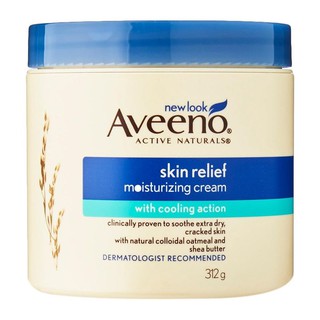 Kem dưỡng ẩm chống khô ráp không mùi Aveeno Active Naturals Skin Relief Moisturising Cream Fragrance Free