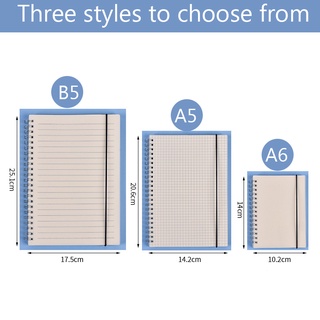 Spiral Notebook A6/A5/B5 Waterproof Simple Planner Diary Stationery for Student Writing Notebook School & Office Supplies
