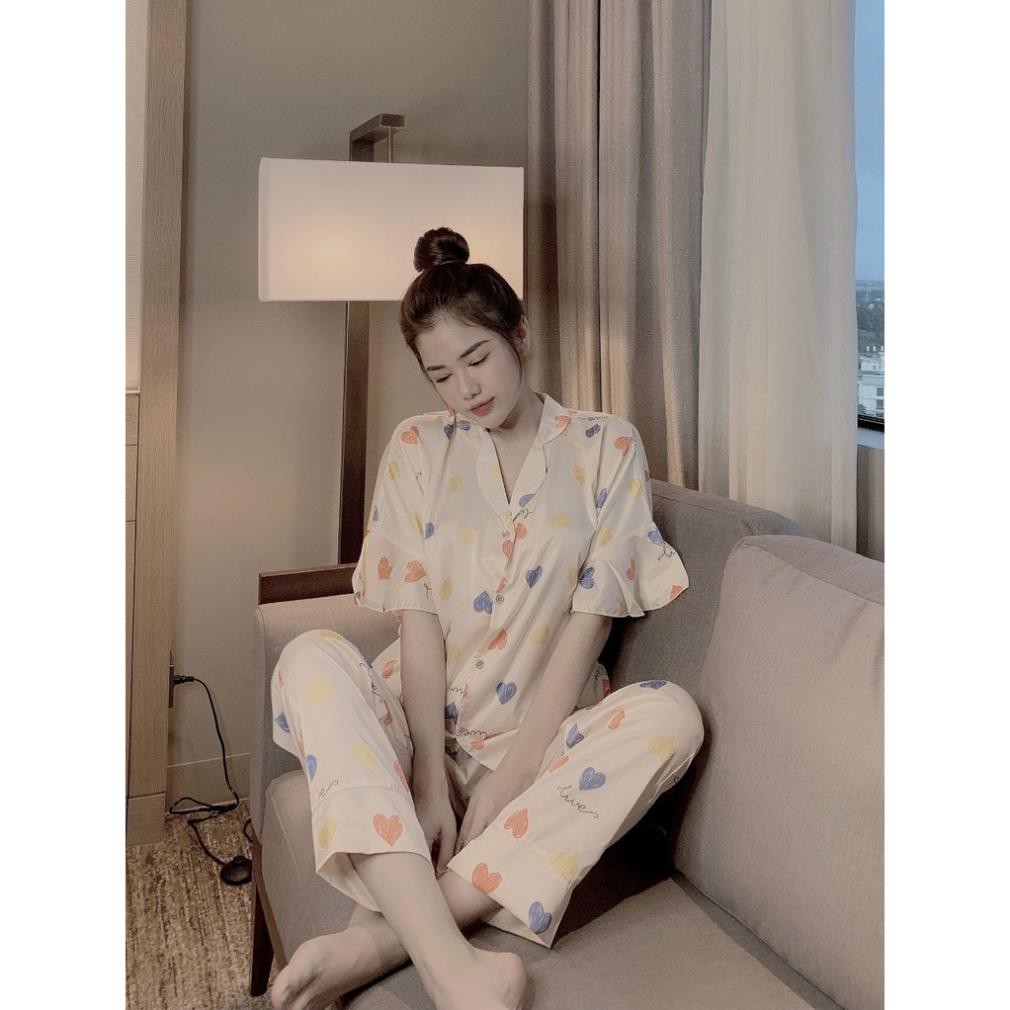 Pijama Lụa LATIN Tay dài quần dàiI HOT NHẤT NHÀ VIC... THÁNG 4  ཾ