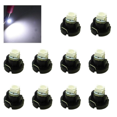 Set Bộ 10 bóng Đèn Led T3 T4.2 T4.7 Ánh Sáng Trắng xanh lá cây nền bảng điều khiển táp lô đồng hồ Xe hơi Ô Tô Toyota