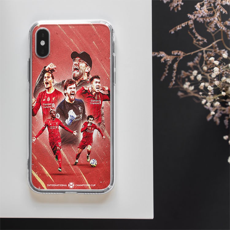 Ốp Lưng bóng đá liverpool ốp điện thoại thầy trò Klopp độc lạ dành cho Iphone 5 đến 12 promax FOO20210109