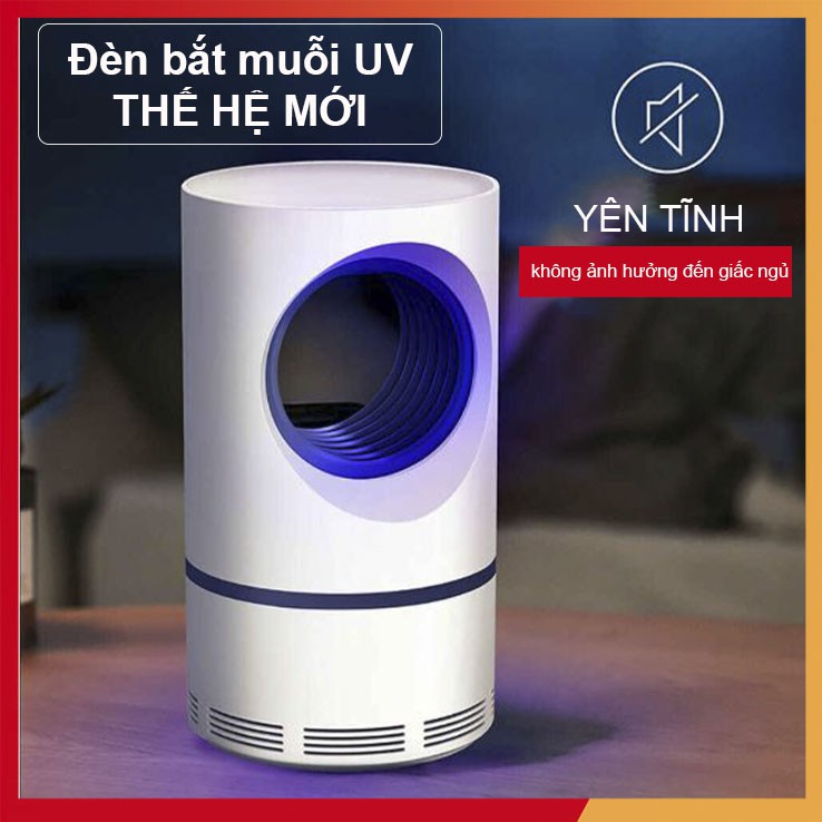 Đèn bắt muỗi UV thế hệ mới có cổng cắm USB thông minh - Đèn bắt muỗi kiêm đèn ngủ tiện lợi