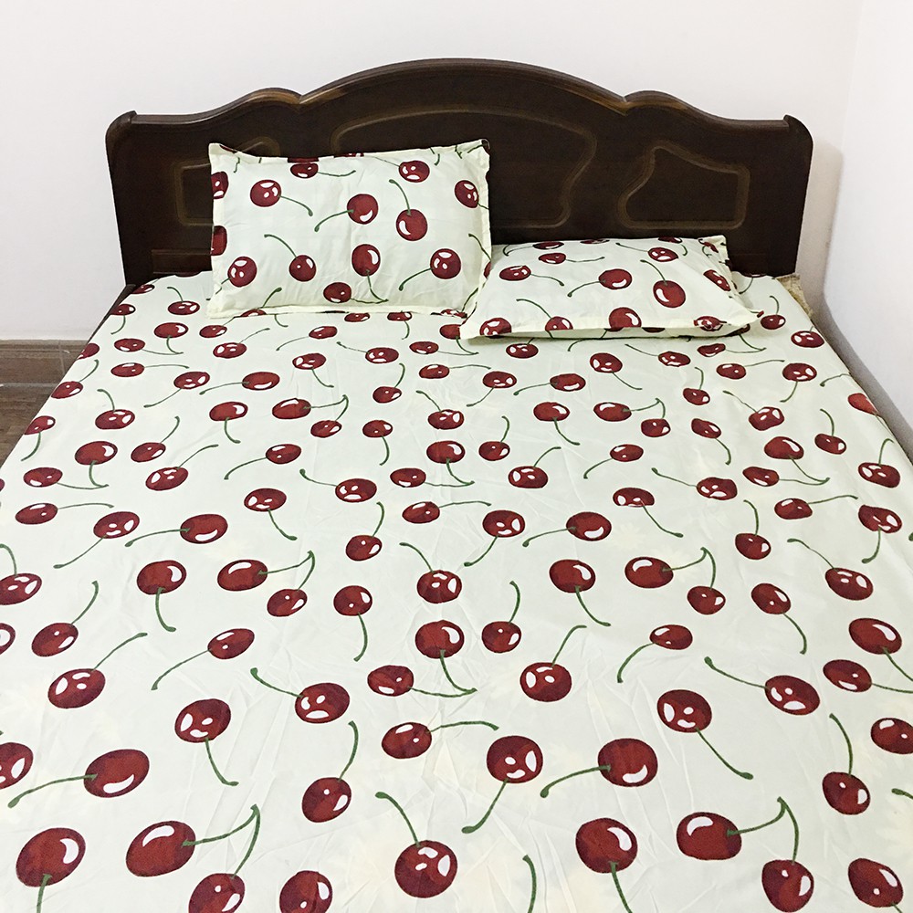 Bộ drap ga gối 3 món phòng ngủ (chất poly cotton) nhiều mẫu phối màu cực đẹp đầy đủ kích thước, màu sắc siêu đẹp