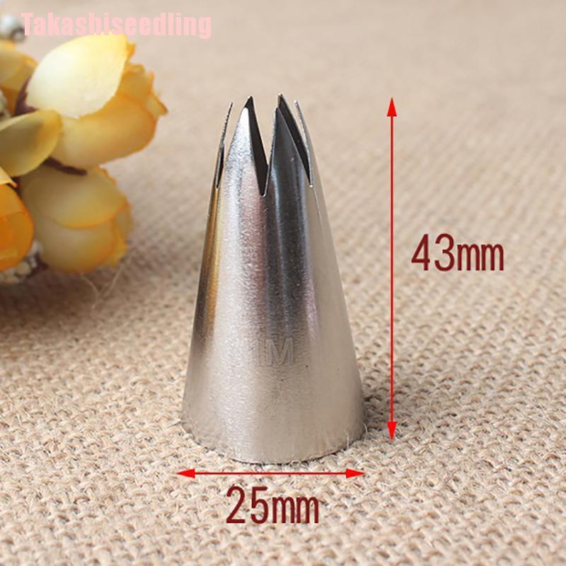 Vòi Bắt Bông Kem 6 Răng Bằng Thép Không Gỉ 304 1m 6 Răng