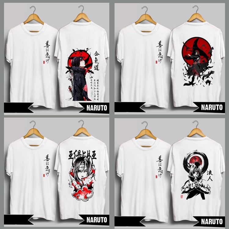 HOT 💥  BST Áo thun Uchiha Itachi Naruto Siêu Độc | Áo Thun Naruto Unisex ITACHI Đẹp