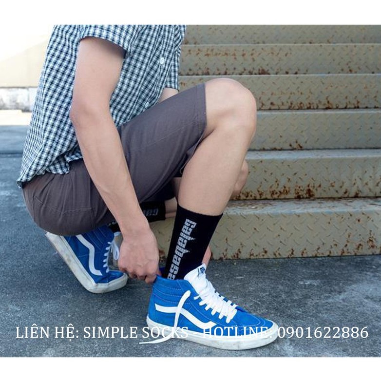 Tất Cổ Cao Thể Thao Galabasas 🔴FREESHIP🔴Vớ Thời Trang Nam Nữ Unisex - Chất Cotton Dày Dặn Mang Giày Sneaker