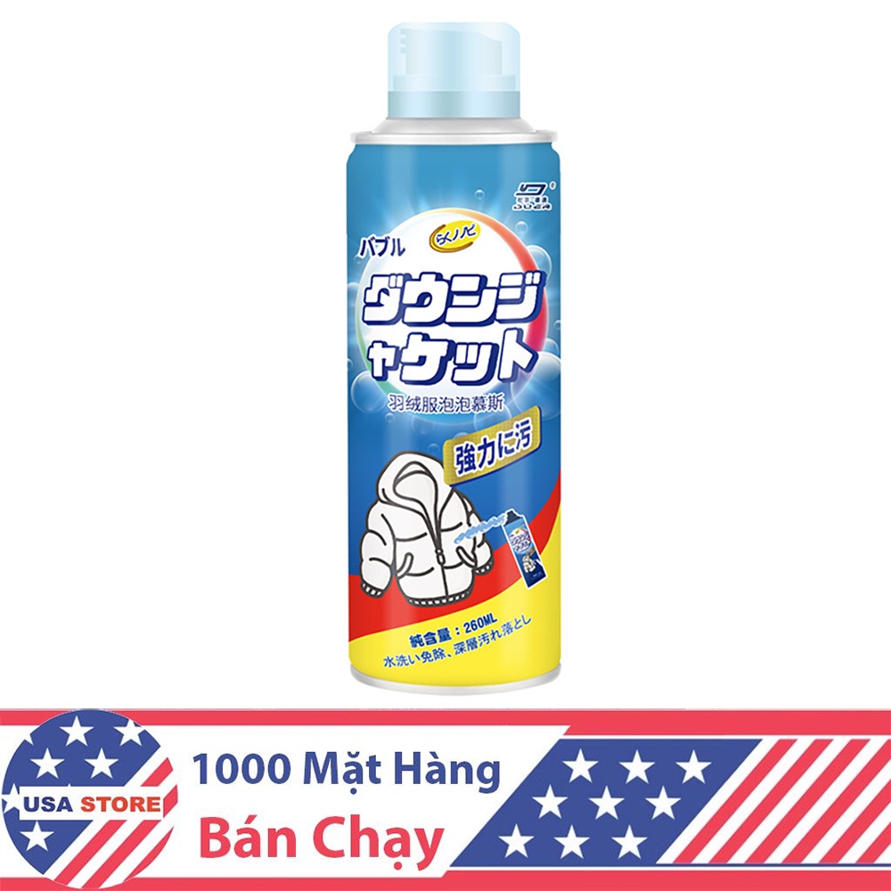 Bình Xịt Tẩy Vết Ố T7, Vết Bẩn Mà Không Cần Giặt - Chai Làm Sạch Quần Áo - Bọt Tuyết Siêu Sạch