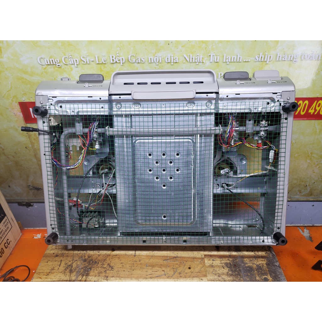 Bếp gas nội địa Nhật Rinnai KGM64BE 029650 2017 pin sạc giá2,3tr 1 đổi 1 KẾT BẠN ZALO 0909306149 GỬI HÌNH &VIDEO THỬ BẾP