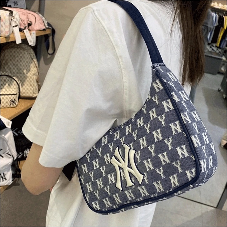 Túi Xách Đeo Vai Chất Liệu Denim Phong Cách Retro Dành Cho Nữ