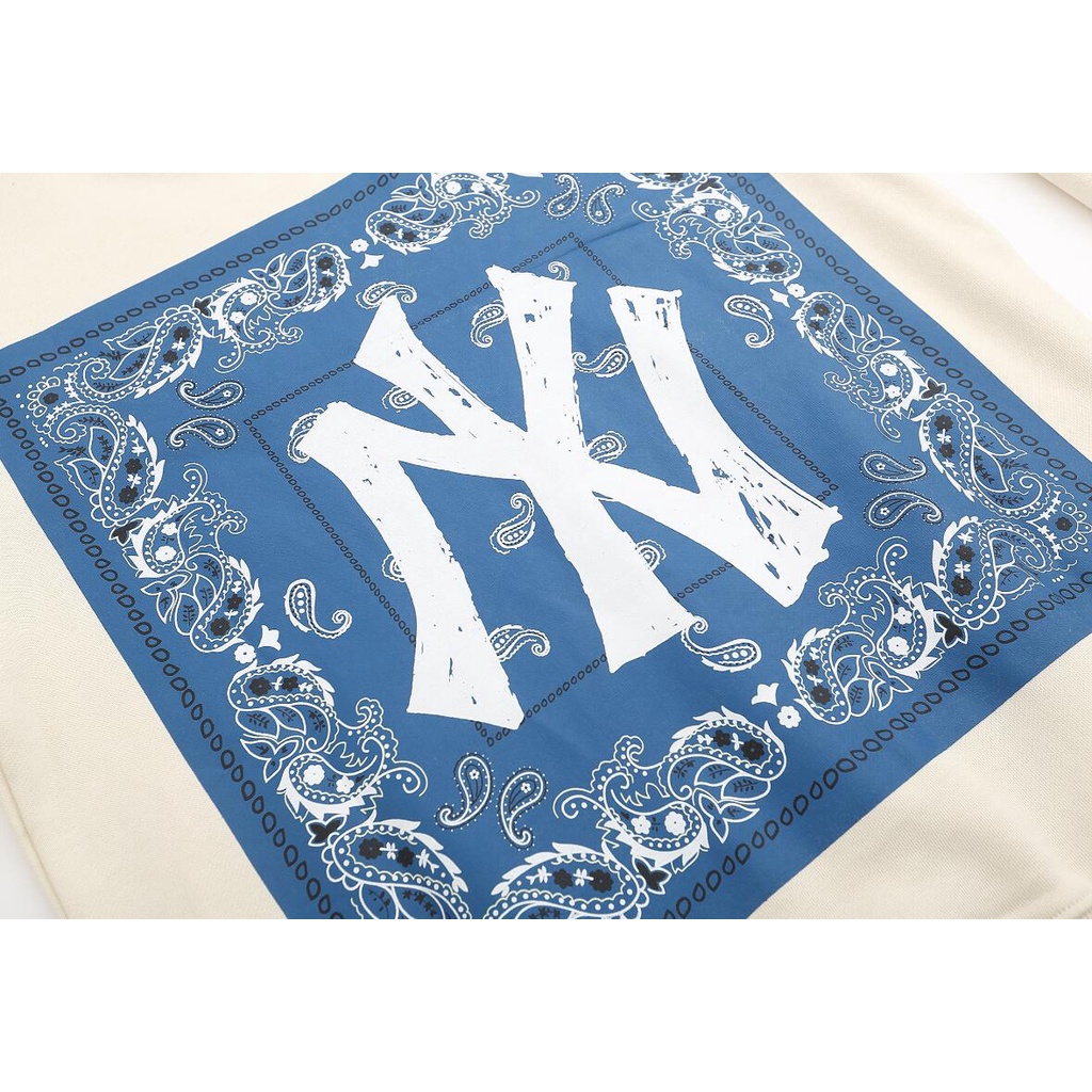 ❤❀  ❤ Mlb Áo Nỉ Dài Tay Cổ Tròn Thêu Họa Tiết Thời Trang Cho Nam Nữ