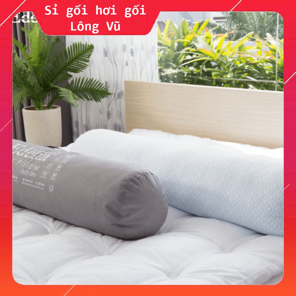 Ruột Gối Ôm Cool EDENA Kích Cỡ 80X100cm-Điểm Cộng Sức Khỏe Cho Giấc Ngủ Vàng - Sỉ Gối Hơi Lông Vũ