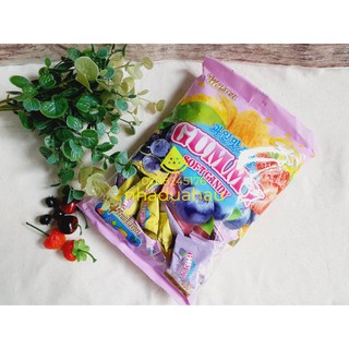 Một gói kẹo dẻo Gummy mix 4 vị trái cây Weiseil Hongkong gói lớn 400g